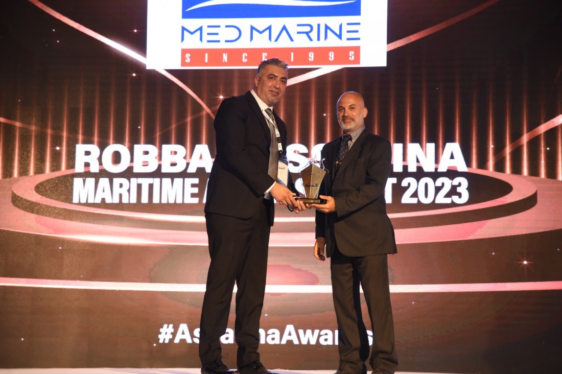 Med Marine Received " New Building Yard of the Year" Award At Robban Assafina Maritime Award Night