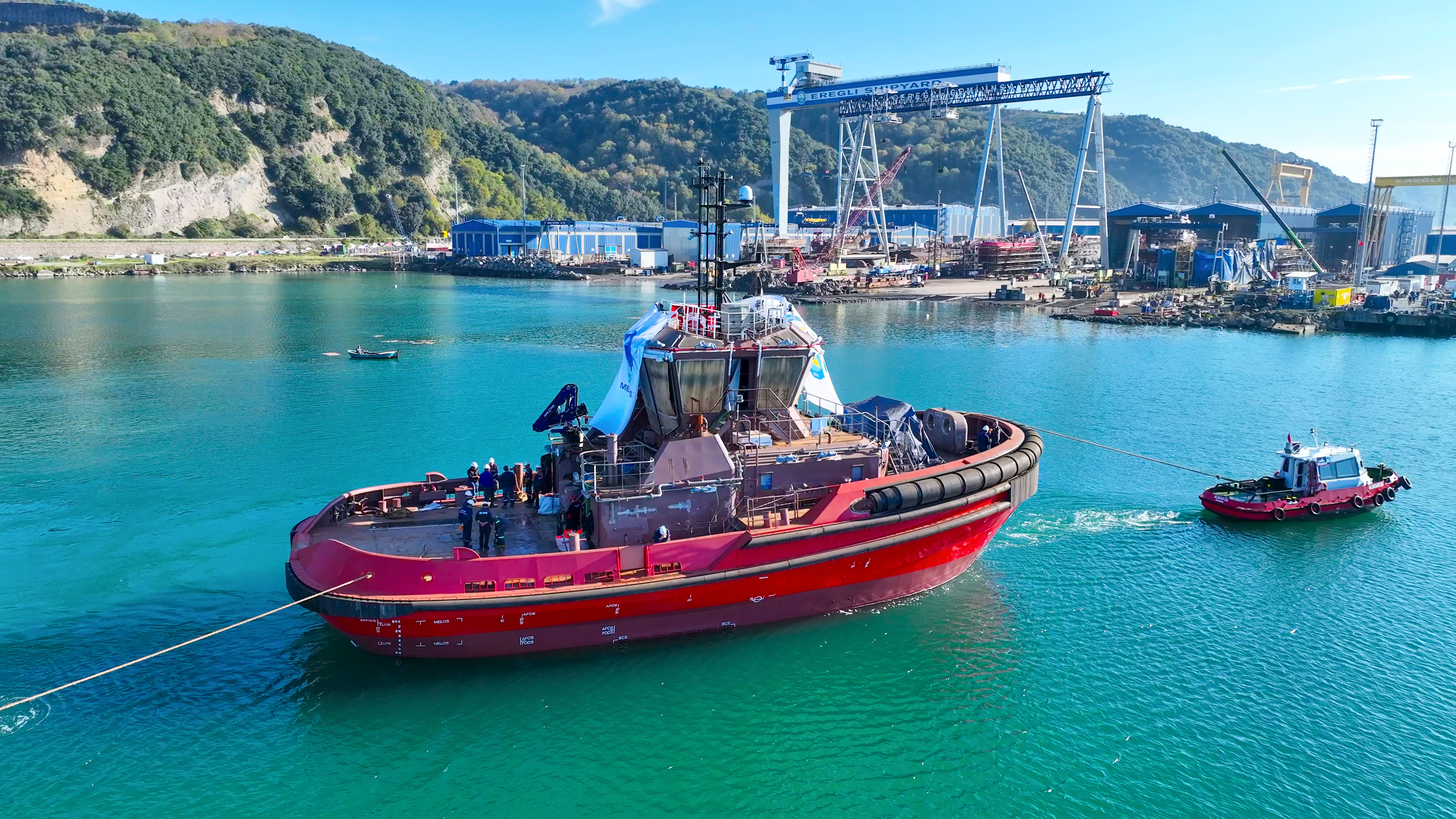 STEEL AND PRECISION IN MOTION: MED MARINE LAUNCHES ANOTHER RAstar 2800 ESCORT TUG